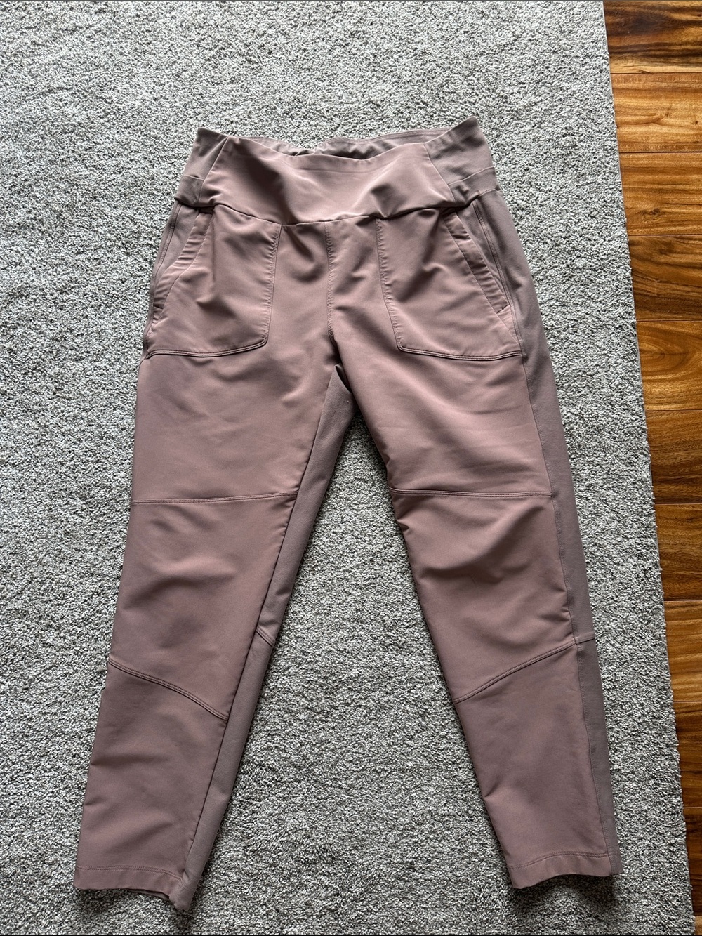 Avalanche Dusty Mauve Seamless High-Waist Leggings